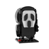 GOBRICKS MOC 54586 Scream Movie Mask Halloween Brickheadz