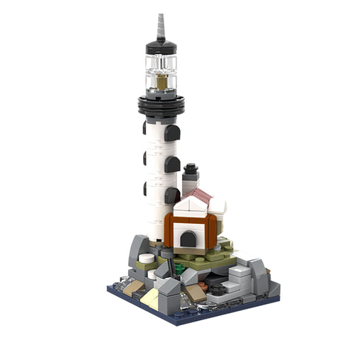 GOBRICKS MOC 125439 Mini 21335 Lighthouse