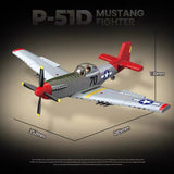 Quan Guan 100278 P-51D Mustang Fighter