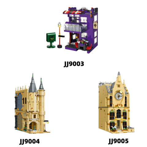 JIESTAR JJ9003 - JJ9005 Harry Potter Buildings