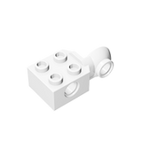 GOBRICKS GDS-1088 Brick Modified 2 x 2 with Pin Holes and Rotation Joint Ball Half