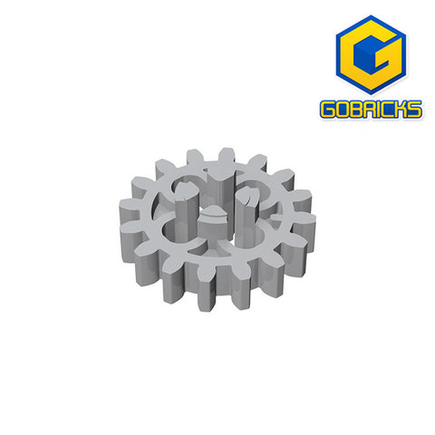 GOBRICKS GDS-1198 Gear 16 Tooth (First Version - 4 Round Holes) - Your World of Building Blocks