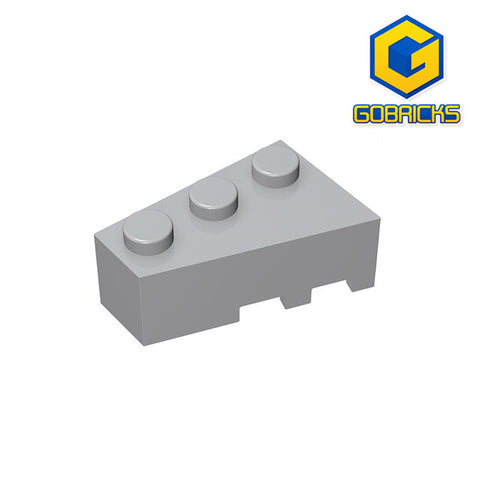 GOBRICKS GDS-594 Wedge 3 x 2 Left - Your World of Building Blocks