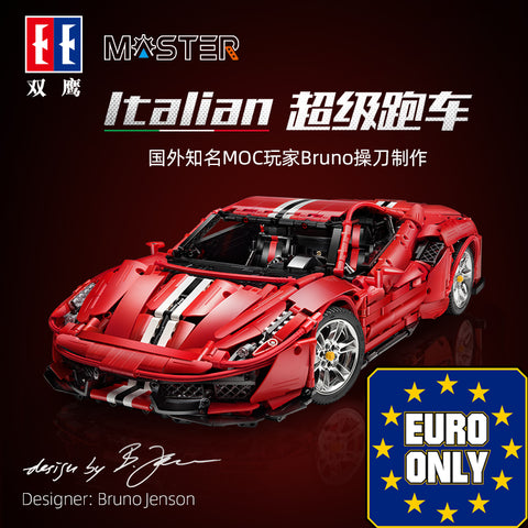 CADA C61042 1:8 RC Ferrari 488 Pista OVP EU Warehouse Version