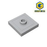 GOBRICKS GDS-805  Modified 2 x 2 with Groove and 1 Stud in Center