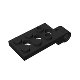 GOBRICKS GDS-853 Hinge Plate 2 x 4 with Pin Hole and 3 Holes - Top
