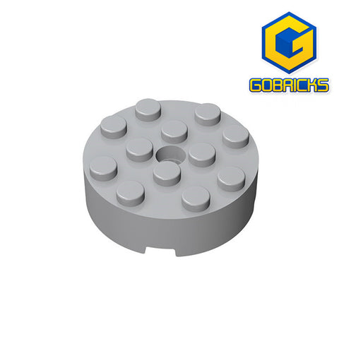 GOBRICKS GDS-952 Brick, Round 4 x 4 with Hole - Your World of Building Blocks