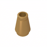 GOBRICKS GDS-606 Cone 1 x 1 without Top Groove