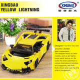 XINGBAO XB-03008 The Yellow Flash Racing Car - Your World of Building Blocks