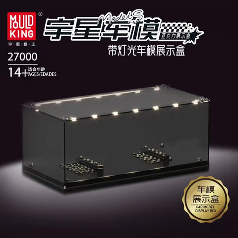 Mould King 27000 Mini Car Series Display Box With Lights