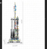 JIE STAR JJ9030-JJ9031 Carrier Rocket Space Launch System Falcon Heavt