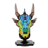 GOBRICKS MOC A1101Y01 Colorful dragon head (optimized version)