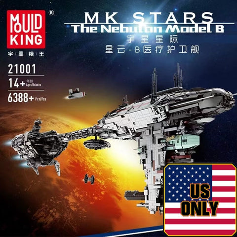 Mould King 21001 Mortesv's UCS Nebulon-B Medical Frigate OVP US Warehouse Version