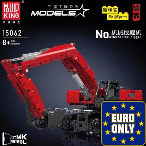 Mould King 15062 Mechanical Digger OVP EU Warehouse Version