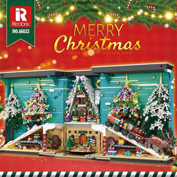 Reobrix 66033 Merry Christmas BOOK NOOK – Your World of Building Blocks