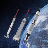 GOBRICKS MOC 115939 Mercury & Gemini Collection [Saturn V scale]