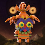 GOBRICKS MOC 129085 Skull Kid (Majora's Mask) Brickheadz