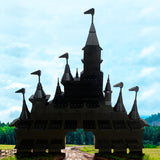 GOBRICKS MOC 145641 Cinderella Castle 100 Celebration - Minifigures Display Stand