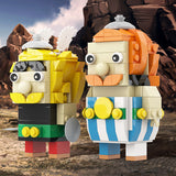 GOBRICKS MOC 16306 Asterix and Obelix Brickheadz