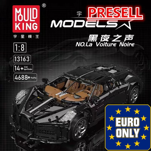 Mould King 13163 Bugatti La Voiture Noire OVP EU Warehouse Version