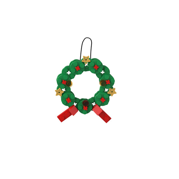 GOBRICKS MOC A0076Y14 Christmas pendant-garland