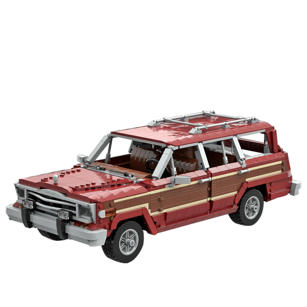 GOBRICKS MOC 154446 Jeep Grand Wagoneer - Skyler White's car [Breaking Bad]
