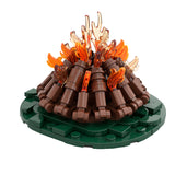 GOBRICKS MOC 97217 Campfire - Classic wood