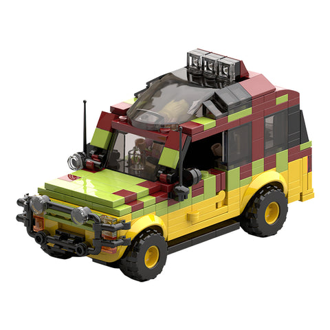 GOBRICKS MOC 25912 Jurassic Park Tour Vehicle (Ford Explorer)