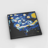 GOBRICKS MOC 50853 Starry Night Art Photo