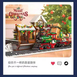 JIE STAR 89142 The Railway Station At Christmas