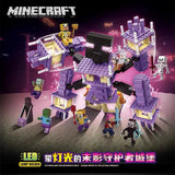 Quan Guan 754 Minecraft Shadow Guardian Castle with Lights