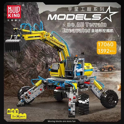 Mould King 17060 Pneumatic All-Terrain Excavator