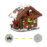 GOBRICKS MOC 130694 Hot Drinks Stands-LEGO CHRISTMAS MOC