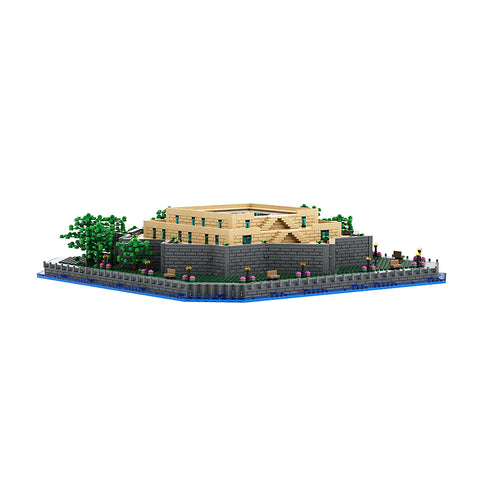 GOBRICKS MOC 49317 Statue of Liberty - Base Add-on（base for Statue of Liberty 21042）