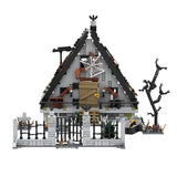 GOBRICKS MOC A0242 Halloween A frame house