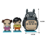 GOBRICKS MOC 123532 Totoro, Satsuki & Mei - Studio Ghibli