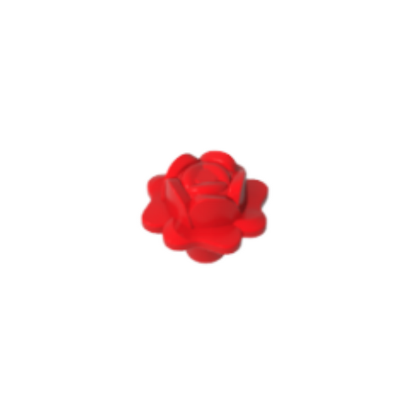 GOBRICKS GDS-90120 Friends Accessories Flower Rose with Pin