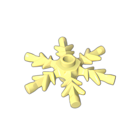 GOBRICKS GDS-M468 4x4 Crystal Ice Snowflake
