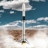 GOBRICKS MOC A0112Y01 Gray Falcon 9 Rocket (Falcon9)[1:110 Model]
