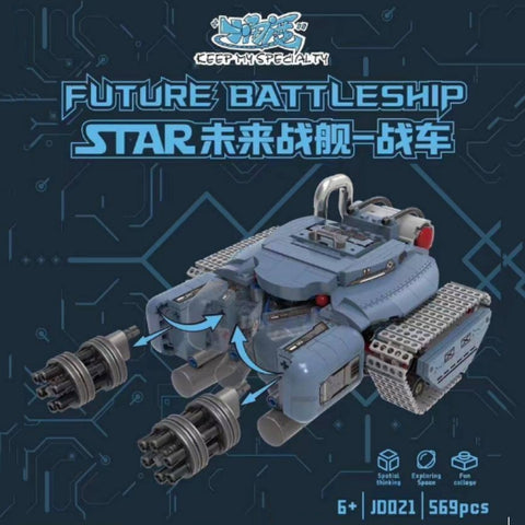Small Angle JD021 Future Battleship