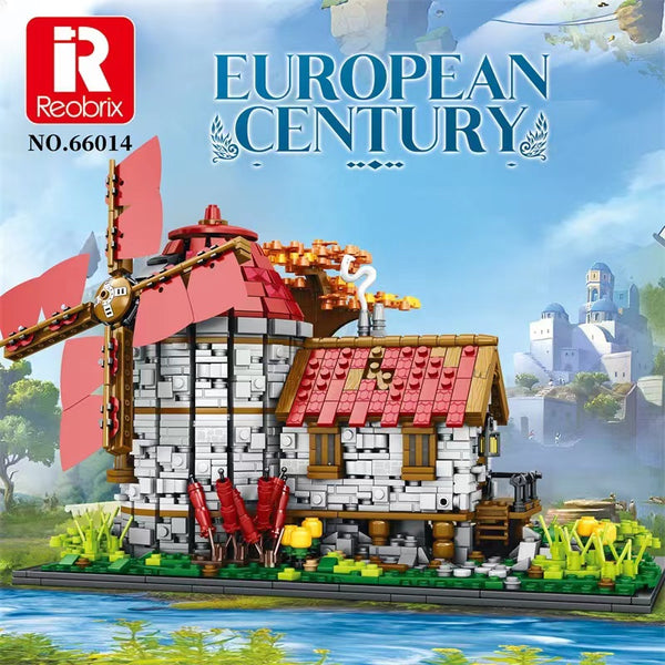 Reobrix 66014 European Century Windmills Town