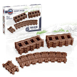 GBL 98215-3&4 Straight & Curved Rail Tracks For Train - Your World of Building Blocks
