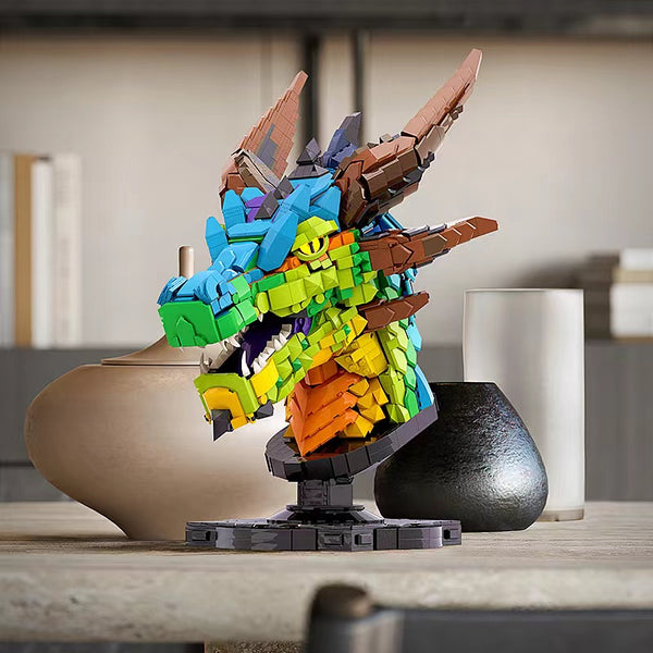 MOC 0088 Colorful Dragon Head