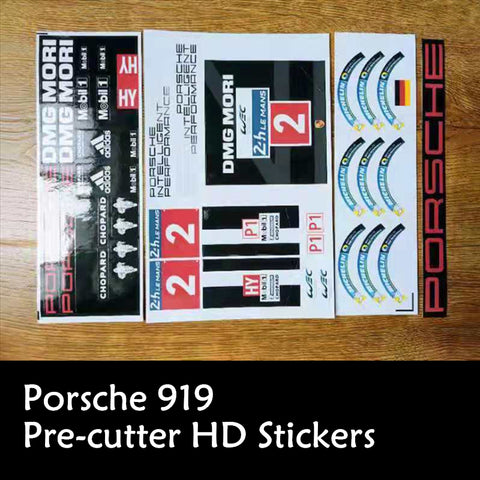 Porsche 919 HD Pre-cutter Stickers