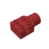 GOBRICKS GDS-1087 Brick Modified 2 x 2 with Pin Hole, Rotation Joint Socket