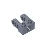 GOBRICKS GDS-1073 Brick 1 x 2 with Hole and Dual Liftarm Extensions