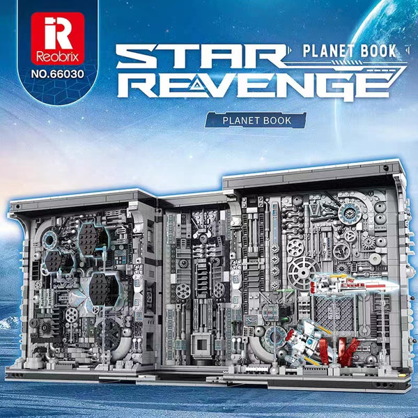 Reobrix 66030 Star Revenge Planet Book with Lights