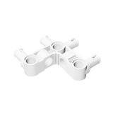 GOBRICKS GDS-1005 Pin Connector Perpendicular 3 x 3 Bent with 4 Pins - Your World of Building Blocks