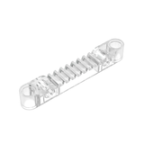 GOBRICKS GDS-1007 Gear Rack 1 x 7 with Axle and Pin Holes - Your World of Building Blocks