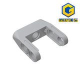 GOBRICKS GDS-1030 Pin Connector Toggle Joint Smooth Double with Axle and Pin Holes - Your World of Building Blocks